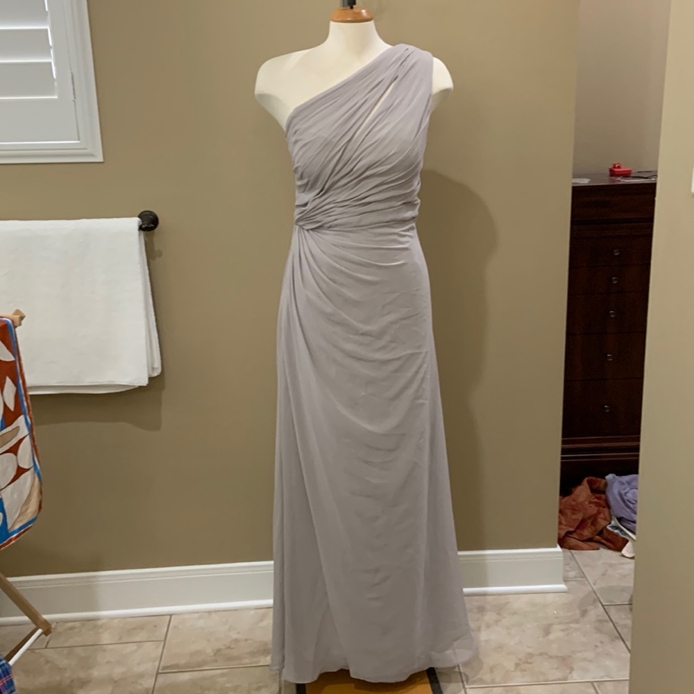 Bill LEVKOFF Desert Gray Bridesmaid Dress 6